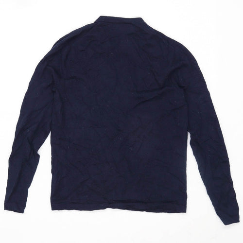 Nigel Hall Mens Size M Merino Wool Blend Black Jumper