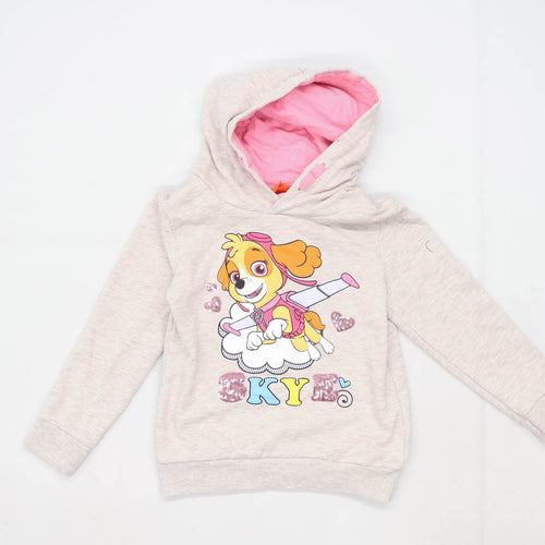 Primark Girls Graphic Beige Nickelodeon Hoodie Age 7-8 Years