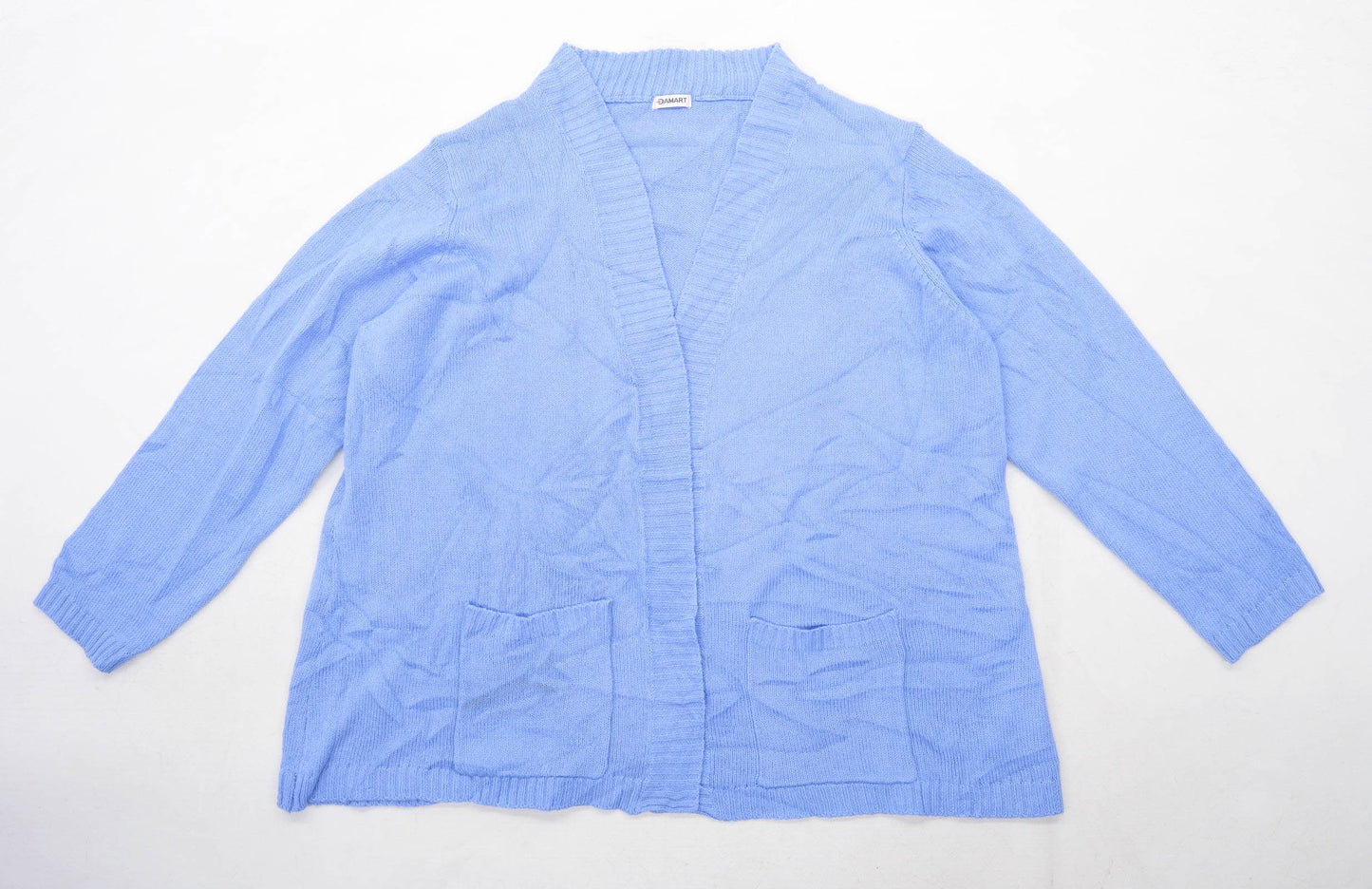 Damart Womens Size 26 Blue Cardigan (Regular)