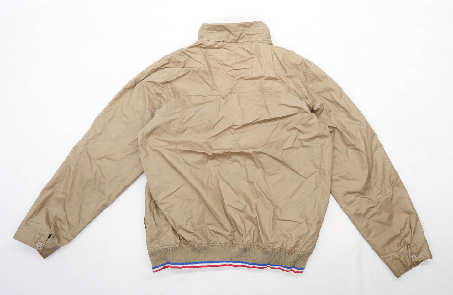 One True Saxon Mens Size L Brown Bomber Jacket