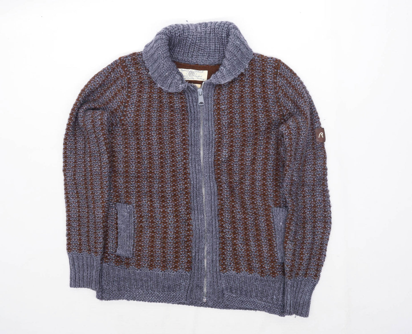 Replay Mens Size M Wool Blue Fleece