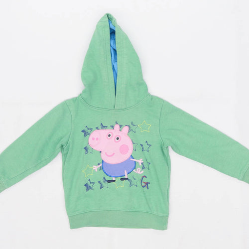 Marks & Spencer Girls Green Peppa Pig Hoodie Age 2-3 Years