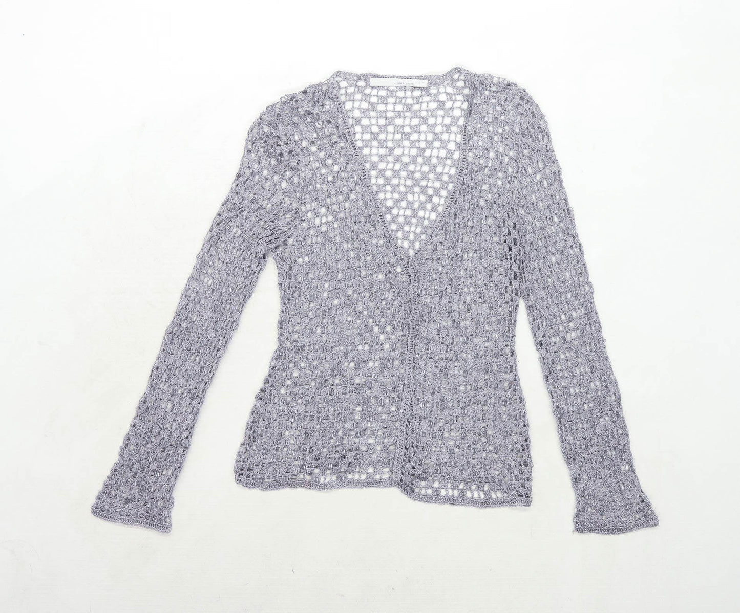 Ameranto Womens Size 10 Purple Cardigan (Regular)