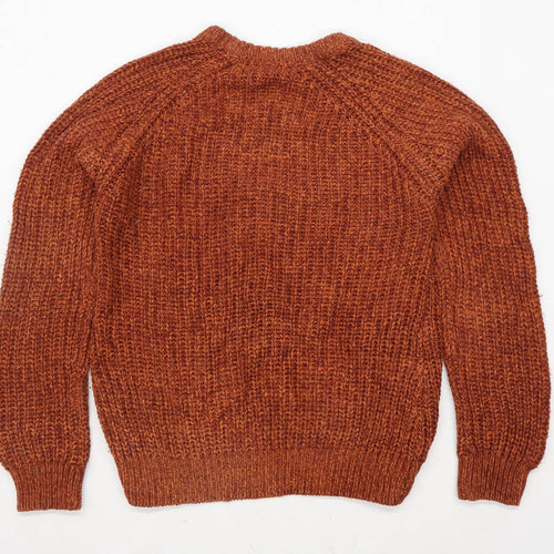 PG Field Mens Size S Brown Crew Neck Jumper