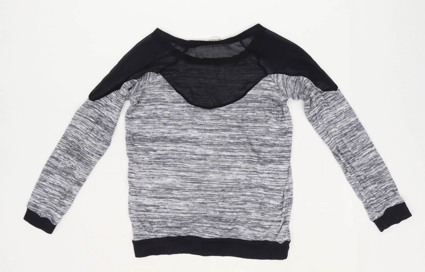 Miss Selfridge Womens Size 8 Grey Jumper (Regular)