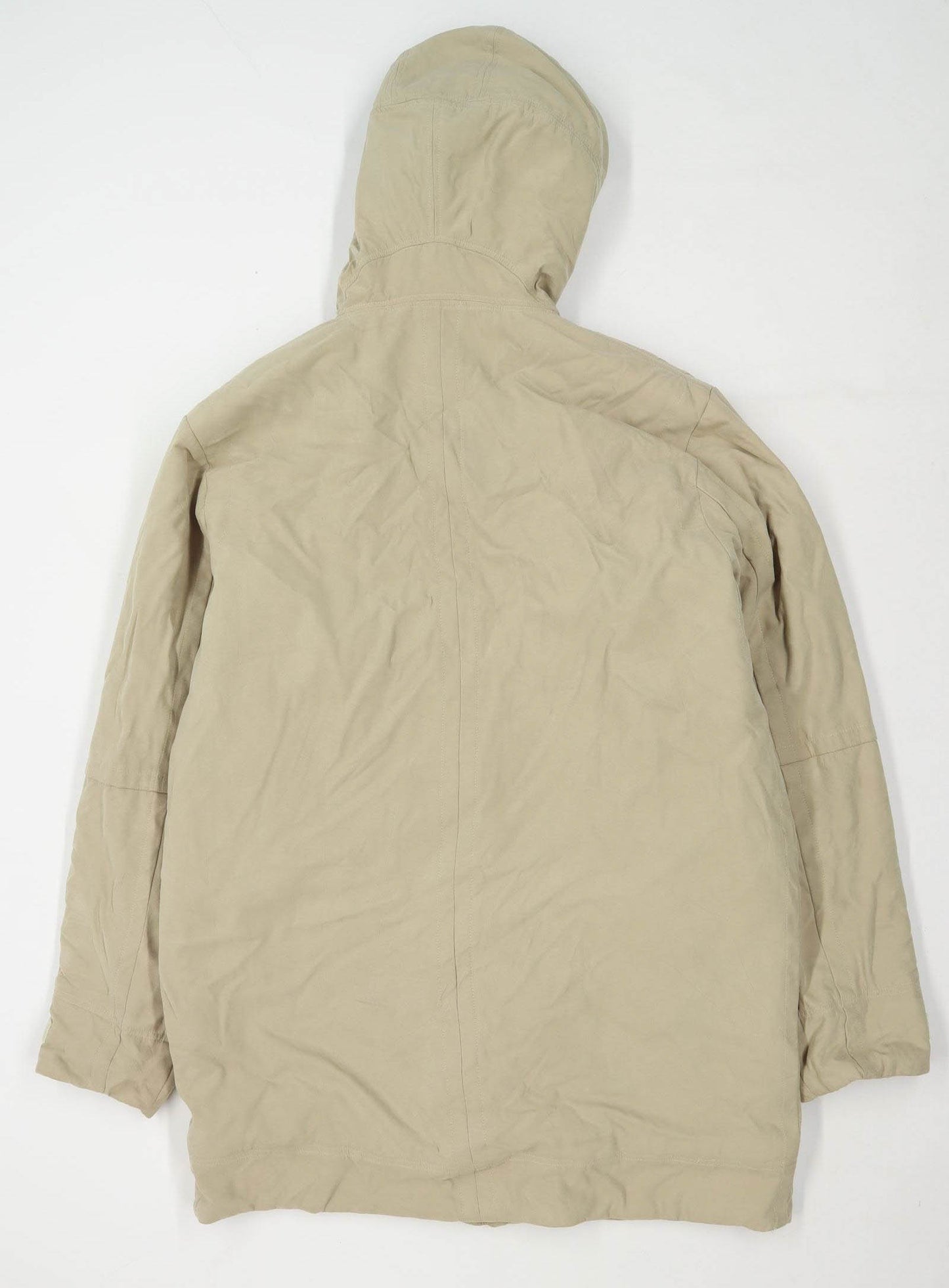 Fashion Union 2 Mens Size M Beige Poppers Coat