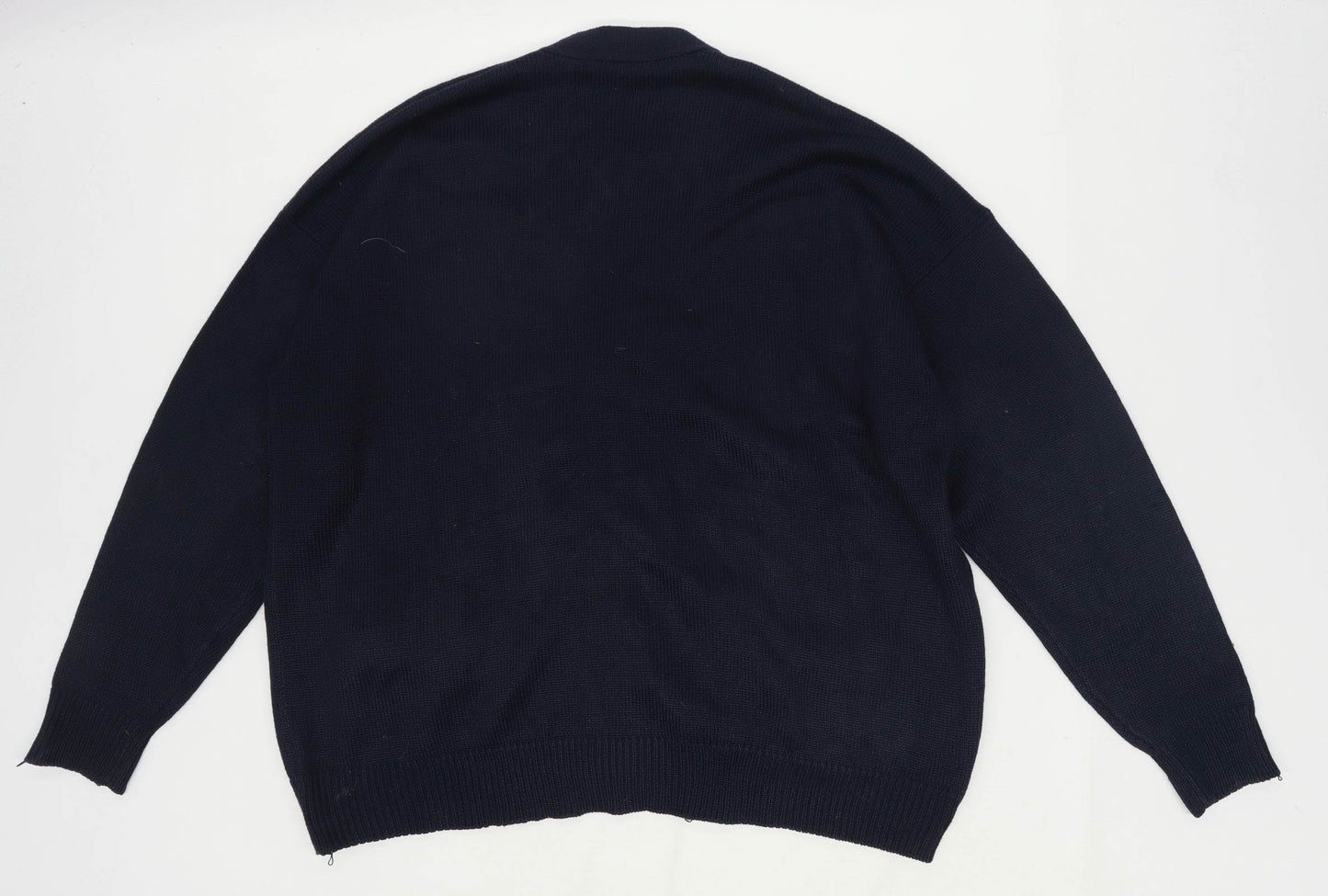 Andrew Rohan Mens Size 3XL Blue Cardigan