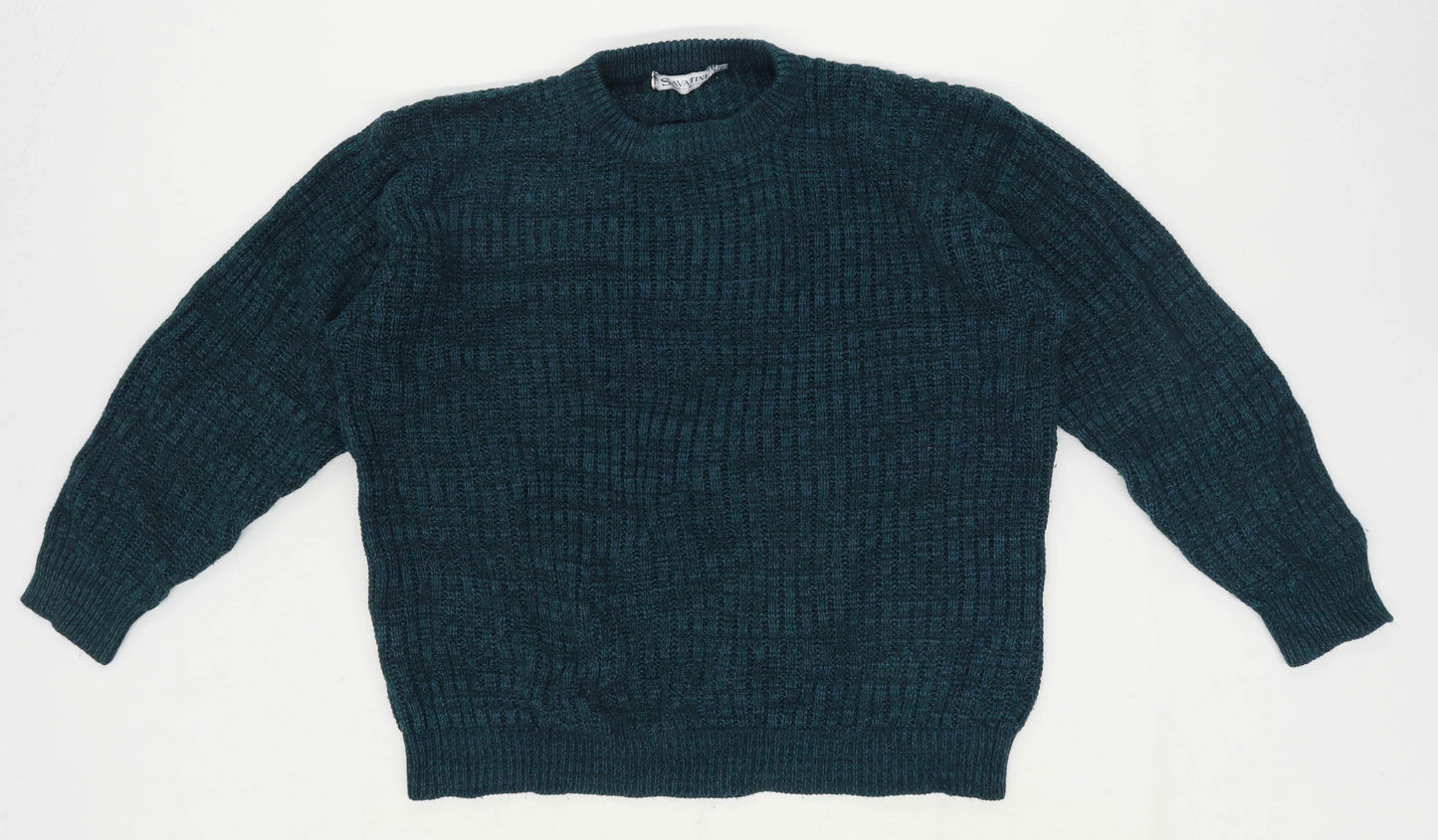 Savatini Mens Size M Teal Jumper