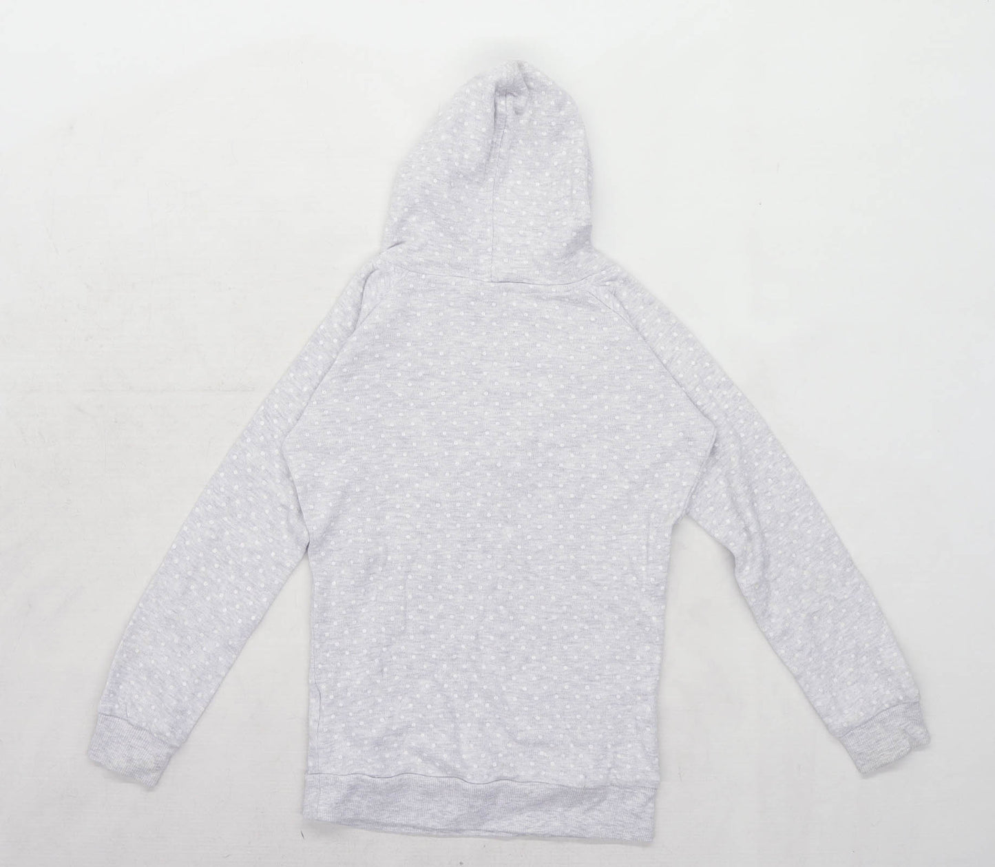 Kik Girls Spotted Grey Hoodie Age 10 Years