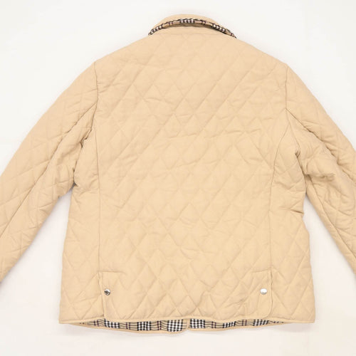 David Parry Womens Size 18 Textured Beige Jacket