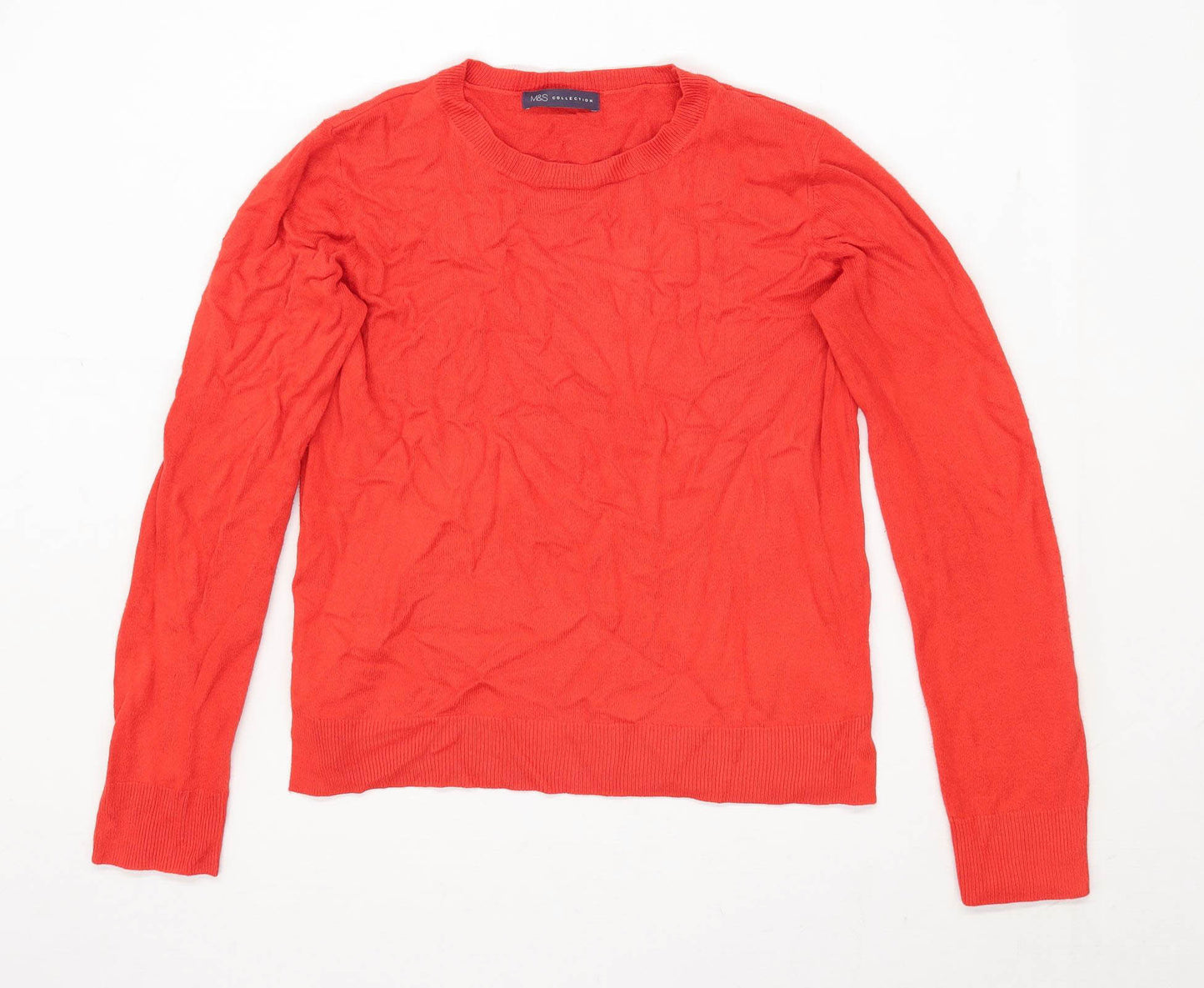 Marks & Spencer Womens Size 12 Red Jumper (Regular)