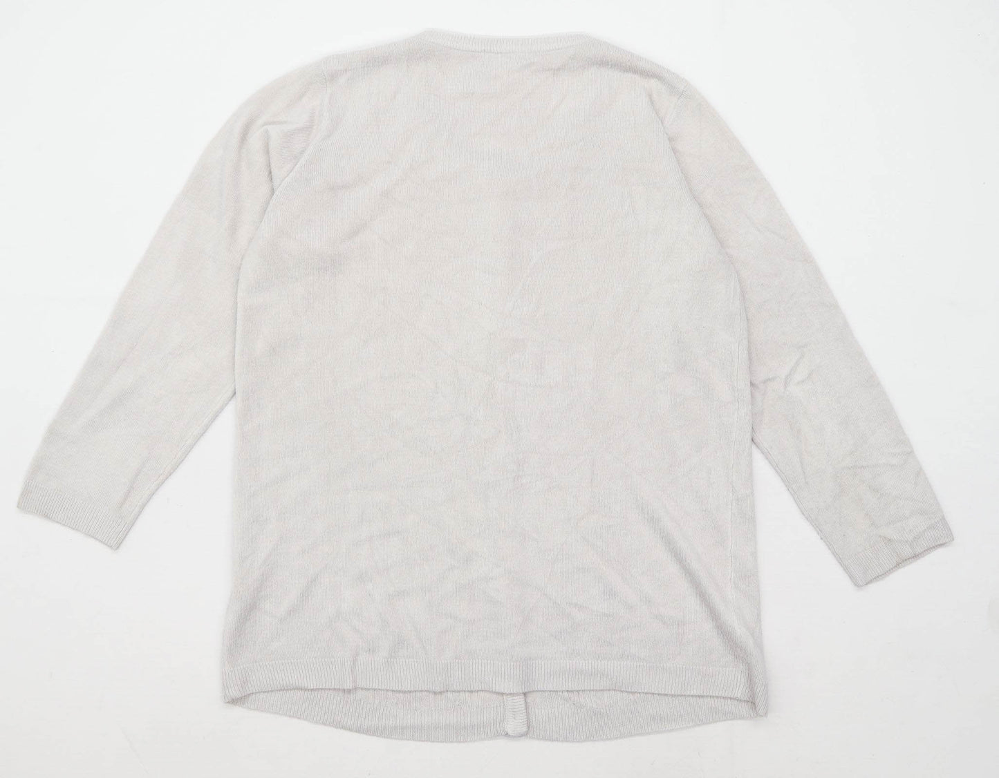 Charmance Womens Size 26 Grey Cardigan (Regular)