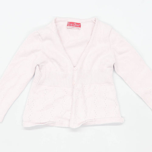 Pick Ouic Girls Pink Cardigan Age 2 Years