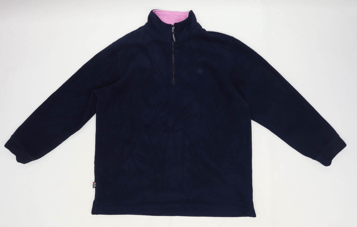 Chatham Womens Size 16 Fleece Blue Zip Up Jacket