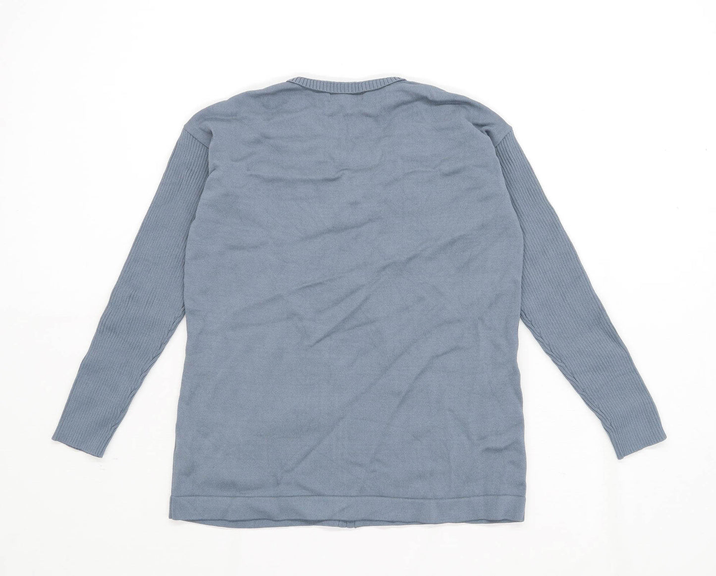 Label Lab Womens Size 10 Textured Grey Top (Regular)