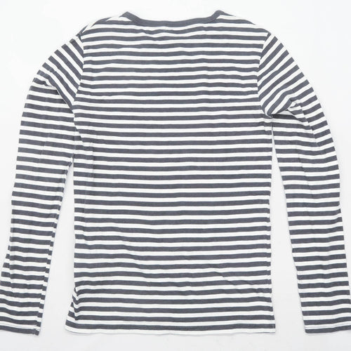 Topman Mens Size 2XS Cotton Striped Multi-Coloured T-Shirt