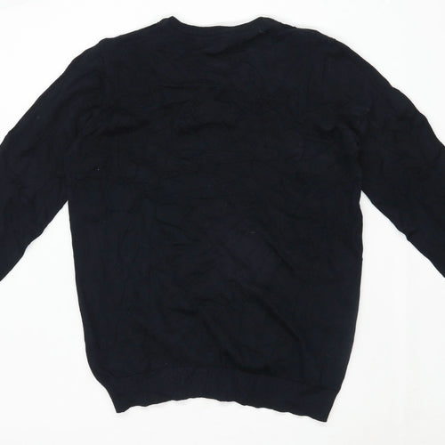 Marks & Spencer Boys Black Jumper Age 14-15 Years