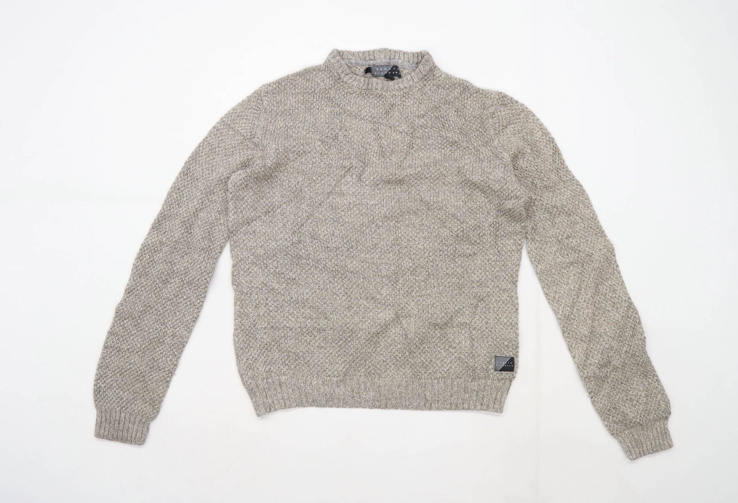 Broken Standard Mens Size 2XL Beige Jumper