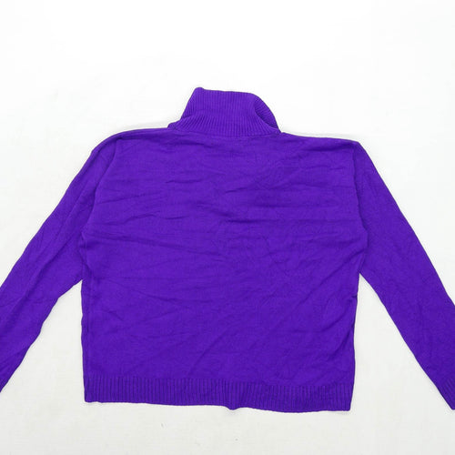 Autonomy Womens Size L-XL Cotton Purple Jumper (Regular)