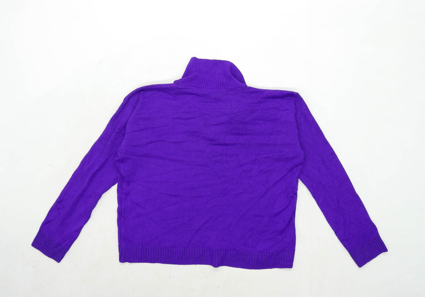 Autonomy Womens Size L-XL Cotton Purple Jumper (Regular)