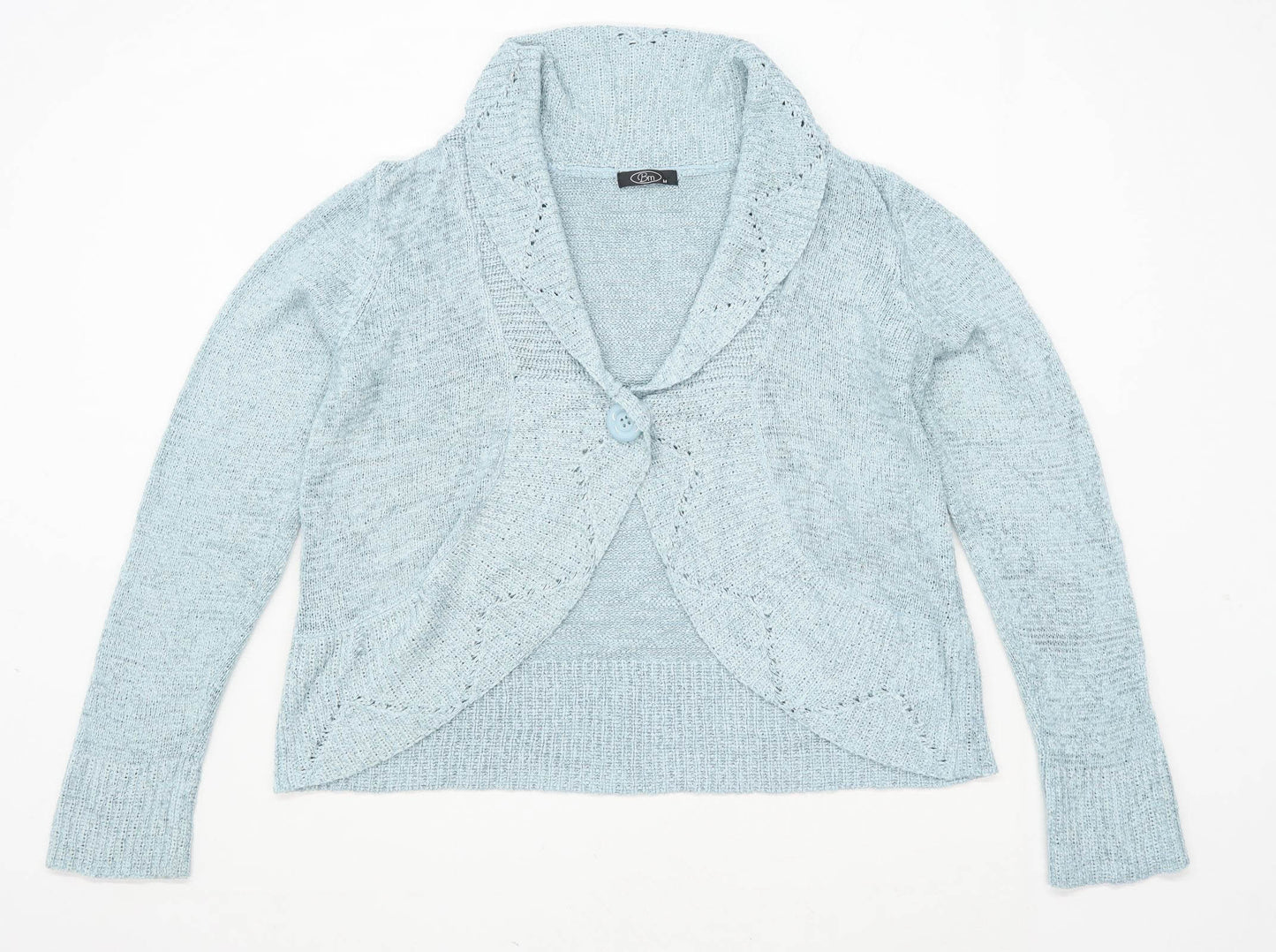 Bonmarche Womens Size M Teal Cardigan (Regular)