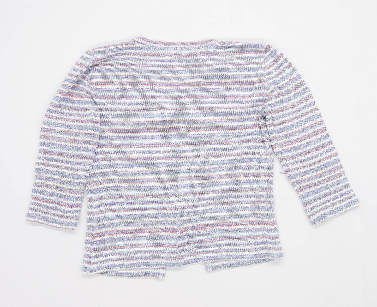 Per Una Womens Size 14 Striped Purple Cardigan (Regular)