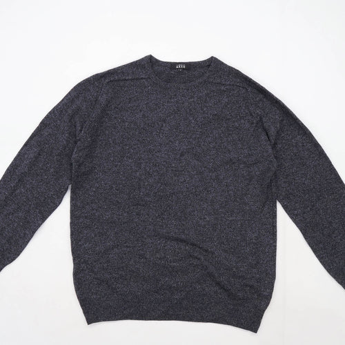 Thomas Nash Mens Size S Lambswool Grey Jumper