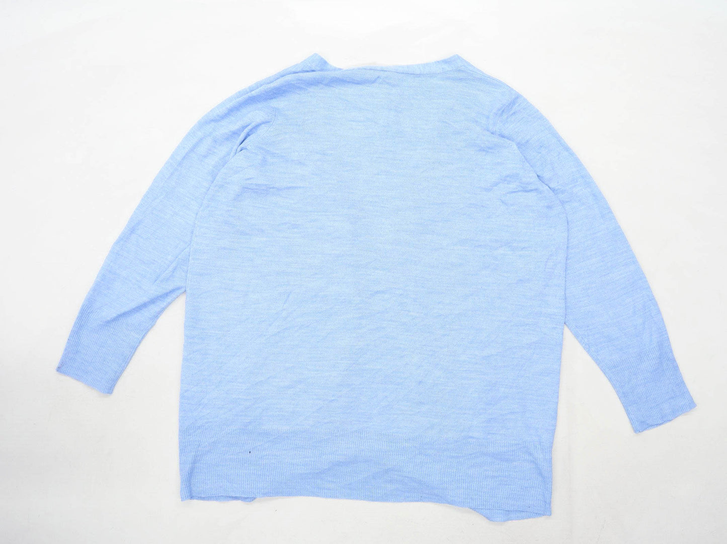 Note Womens Size 20-22 Blue Cardigan (Regular)