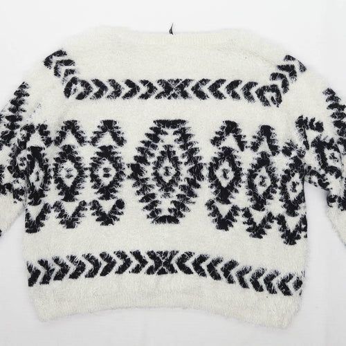 Intuition Womens Size 16 Cream Fluffy Jumper (Regular)