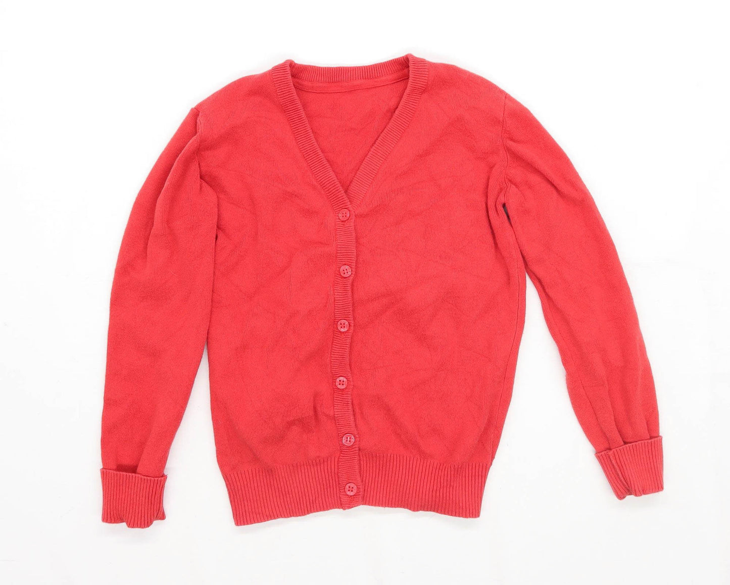 Nutmeg Girls Red School Cardigan Age 9-10 Years