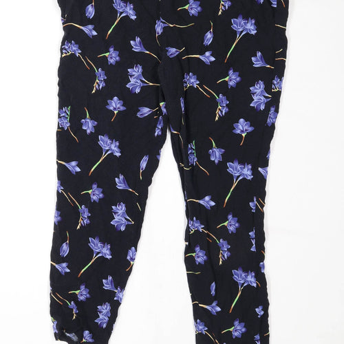Womens Matalan Black Trousers Size 18/L26