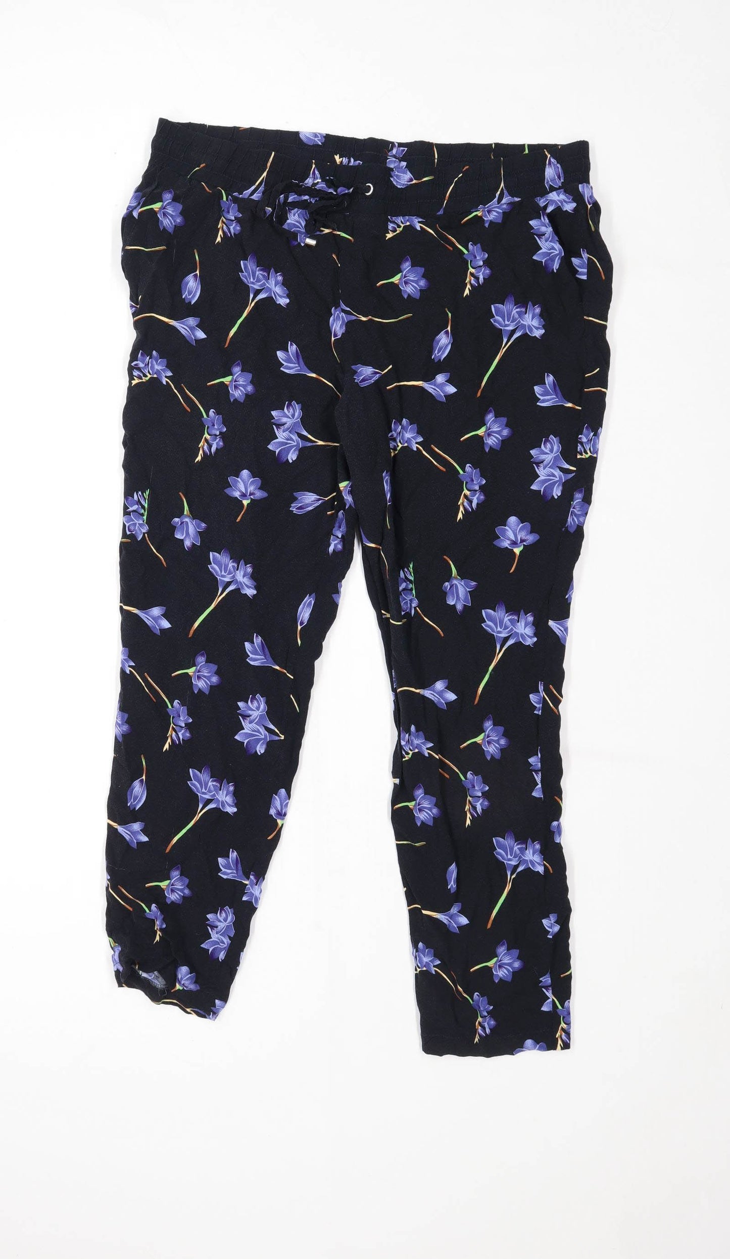 Womens Matalan Black Trousers Size 18/L26