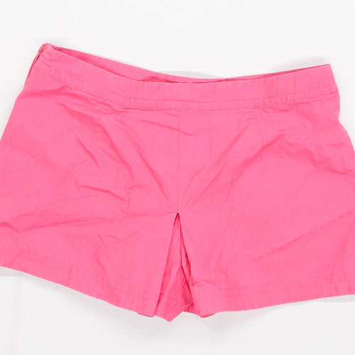 Womens Miss Selfridge Pink Cotton Shorts Size 8/L2