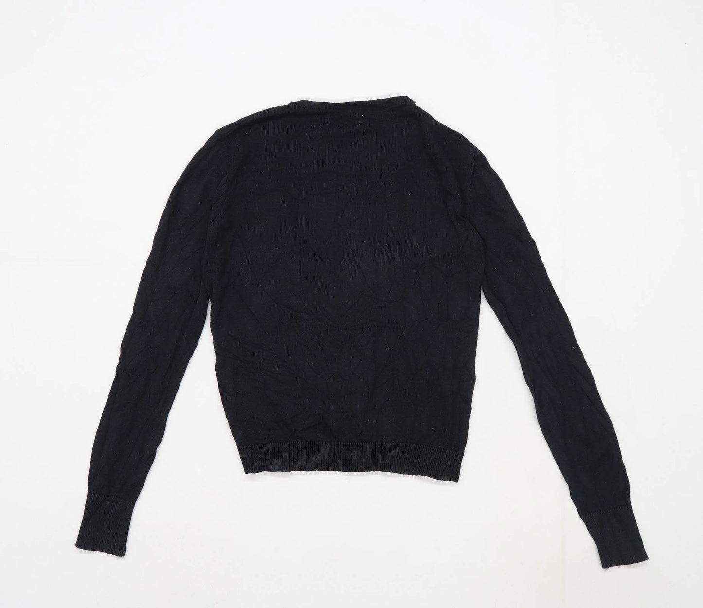 Primark Womens Size 6-8 Cotton Black Cardigan (Regular)