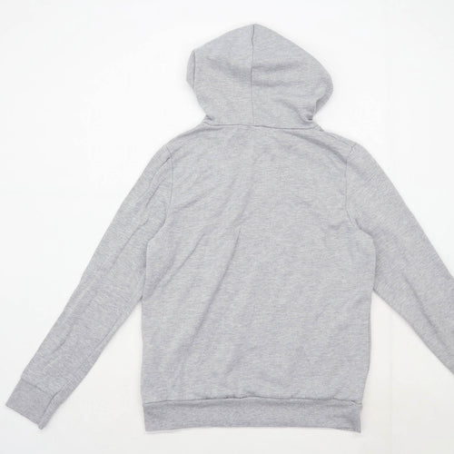 Primark Womens Size 10-12 Graphic Cotton Blend Grey Disney Eeyore Not Today Hoodie (Regular)