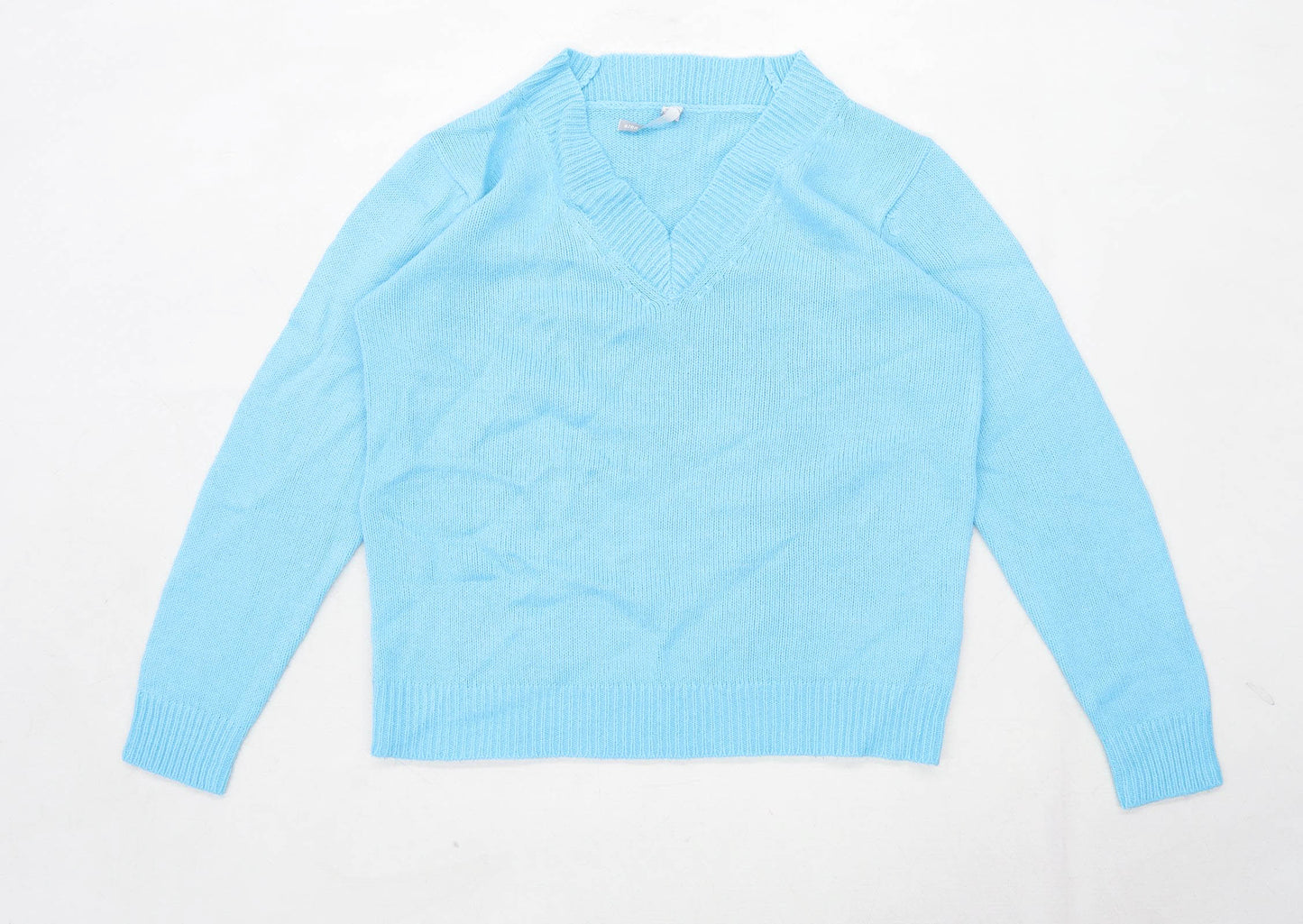 Note Womens Size 10 Turquoise Jumper (Regular)
