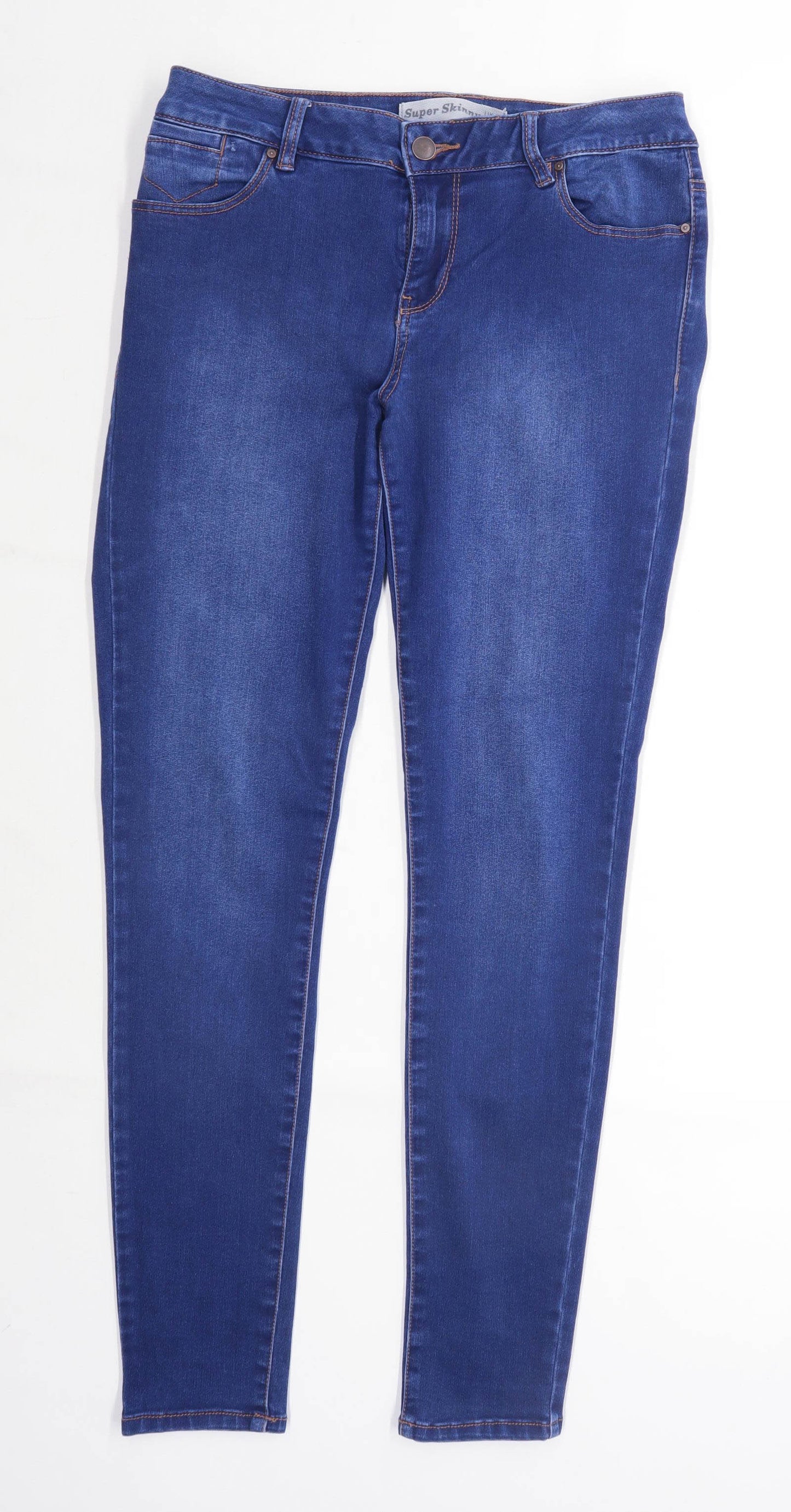 Womens New Look Blue Denim Jeans Size 12/L30
