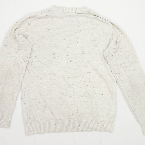 River Island Mens Size M White Jumper