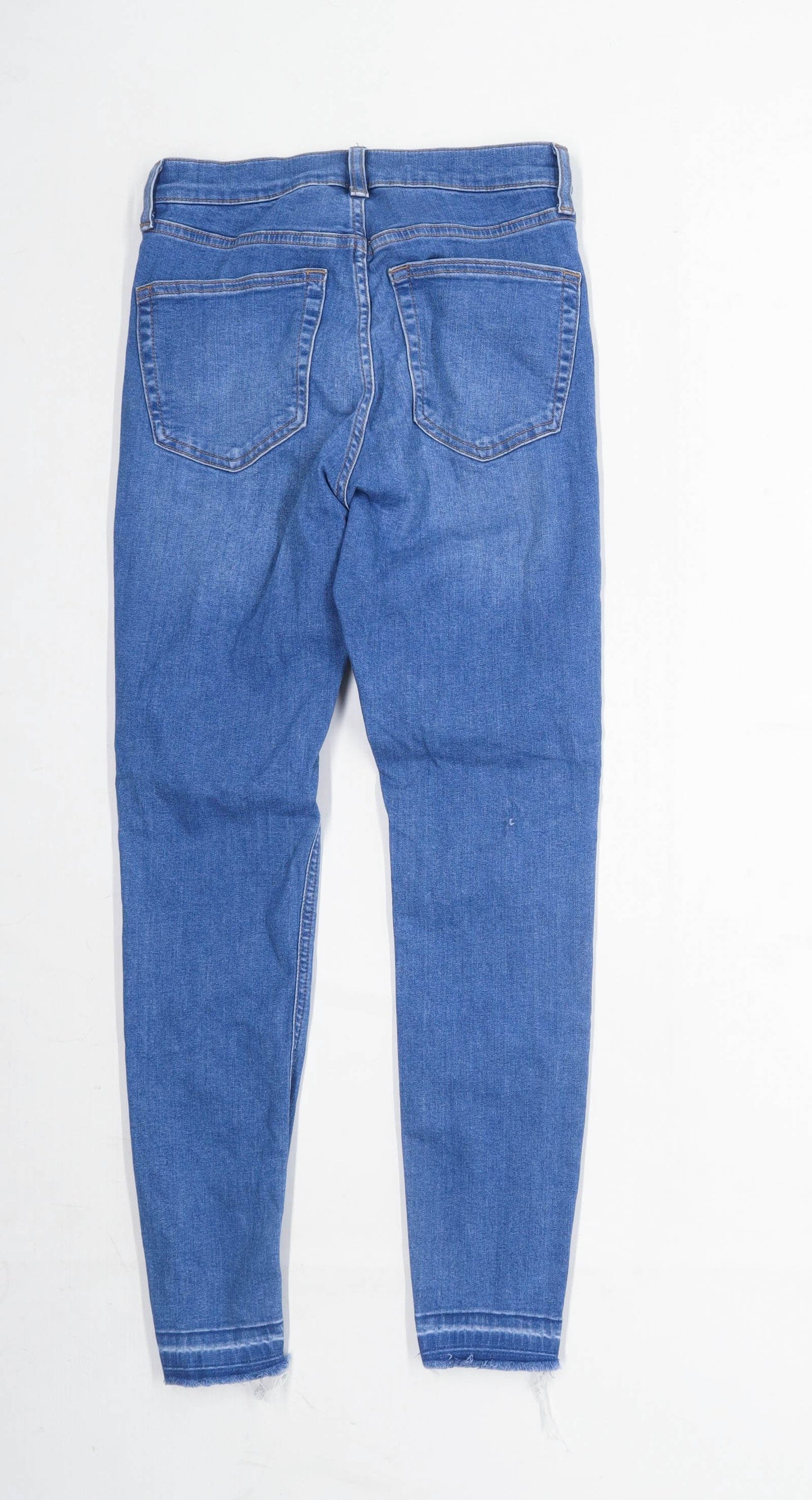 Womens Topshop Blue Denim Jeans Size W28/L25