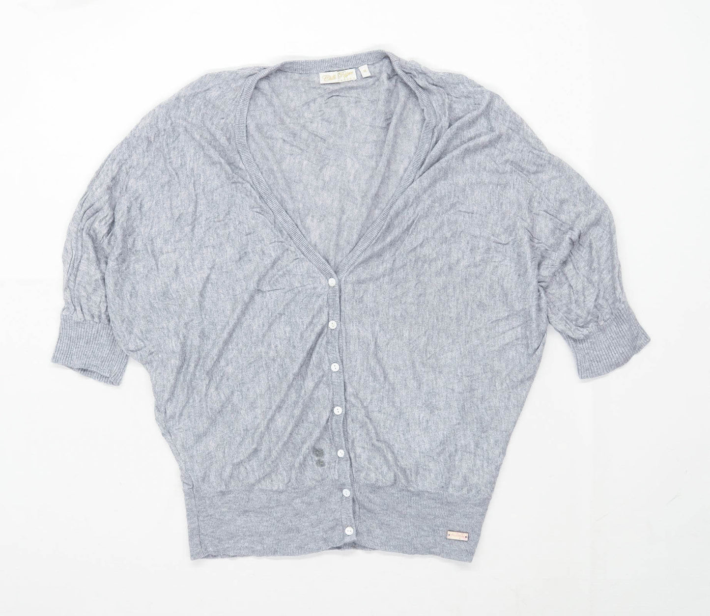 Chilli Pepper Womens Size M Grey Cardigan (Regular)
