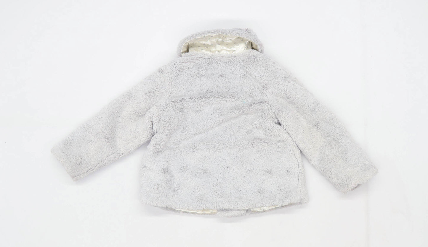 TU Girls Grey Jacket Age 2-3 Years