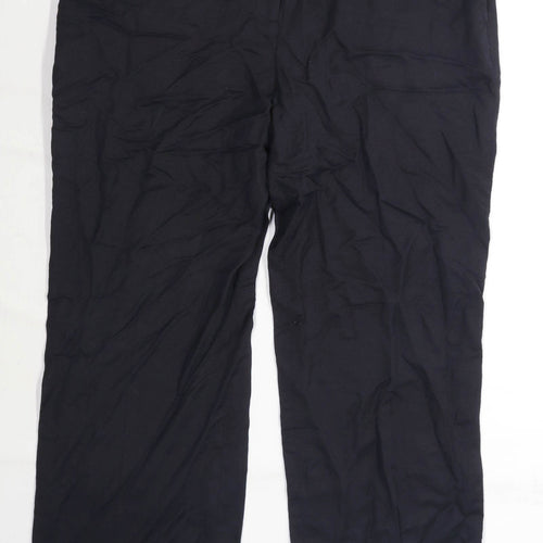 Womens Planet Black Trousers Size 16/L27