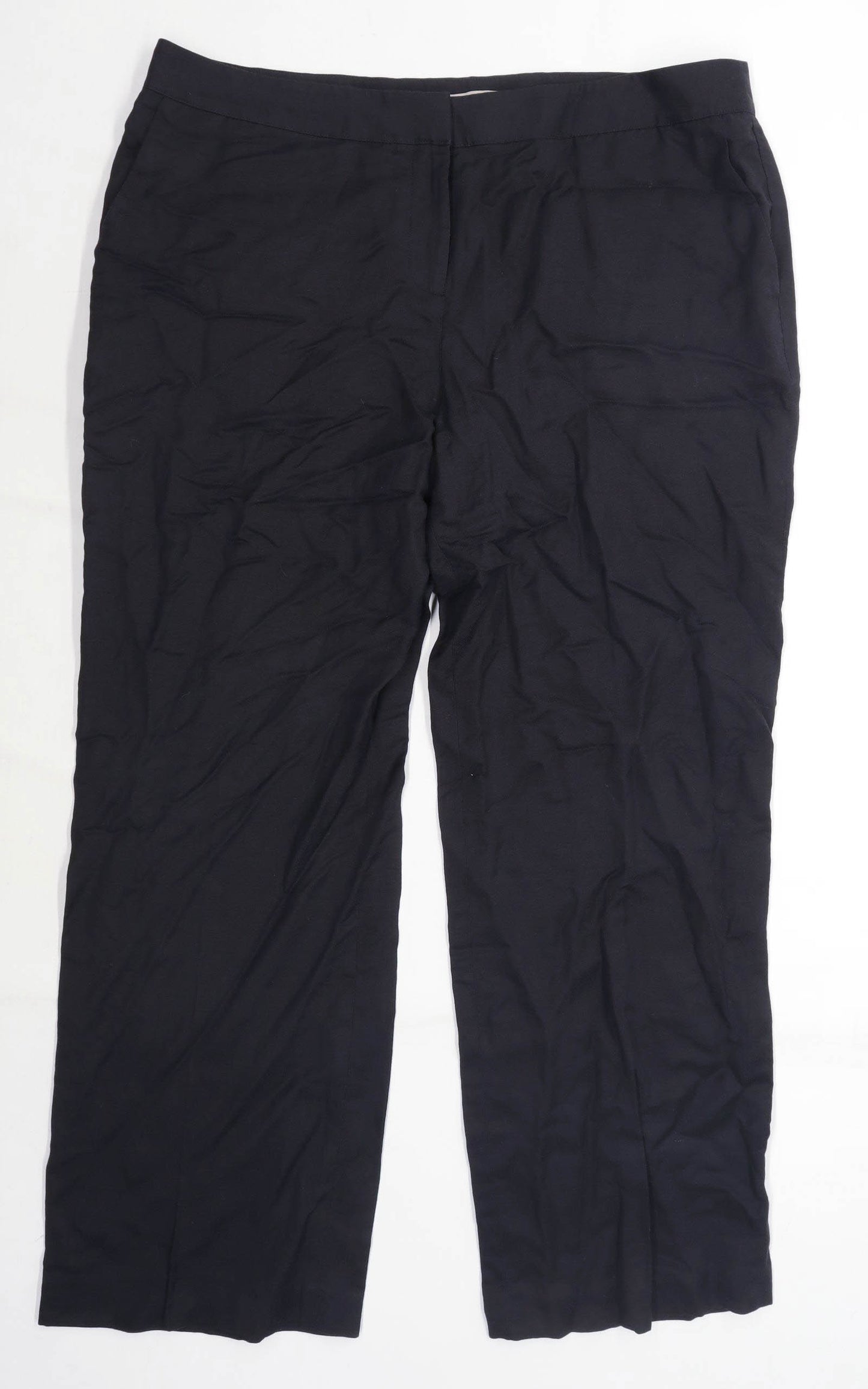 Womens Planet Black Trousers Size 16/L27