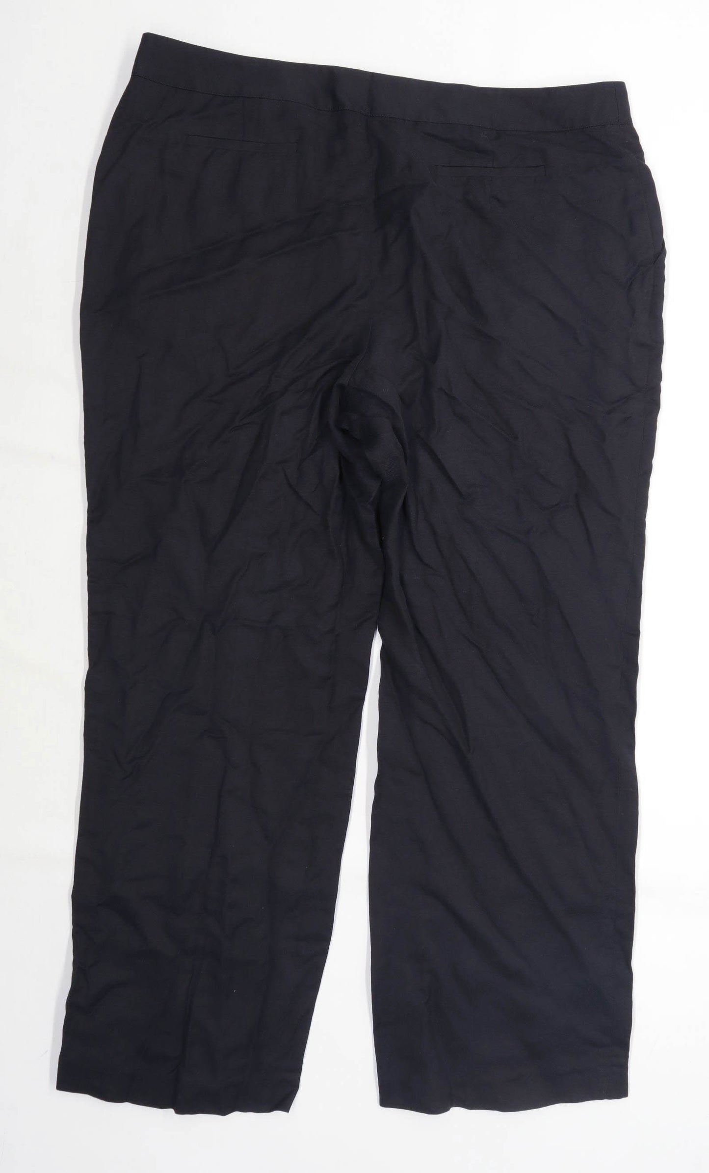 Womens Planet Black Trousers Size 16/L27