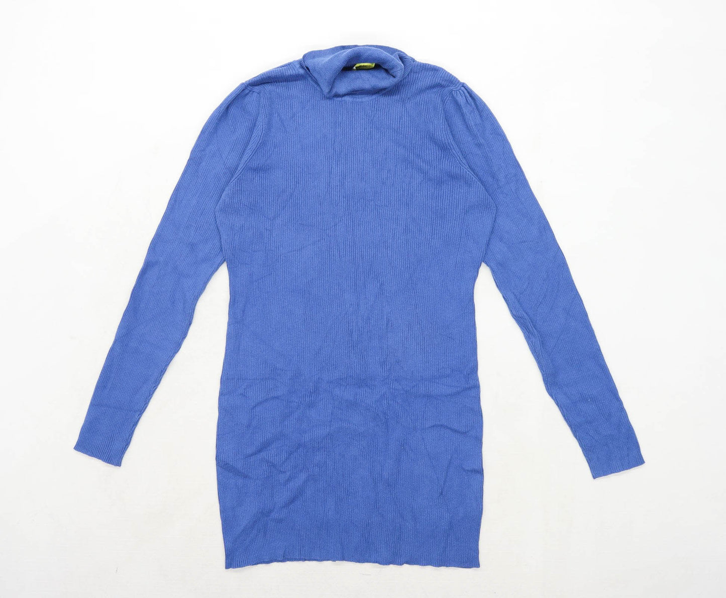 Next Womens Size 18 Blue Ribbed Jumper (Regular)