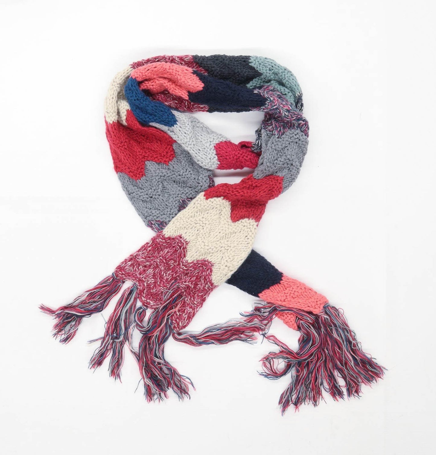 Accessorize Multi-Coloured Striped Womens Scarf