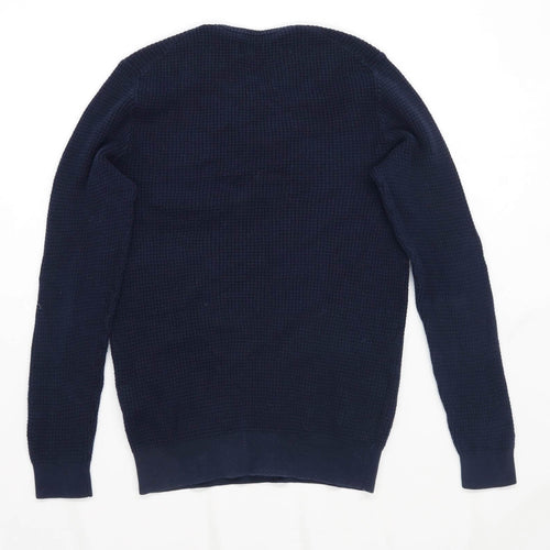 Reiss Mens Size S Cotton Blue Jumper