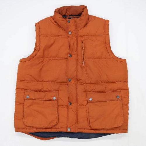 Matalan Mens Size 2XL Orange Gilet