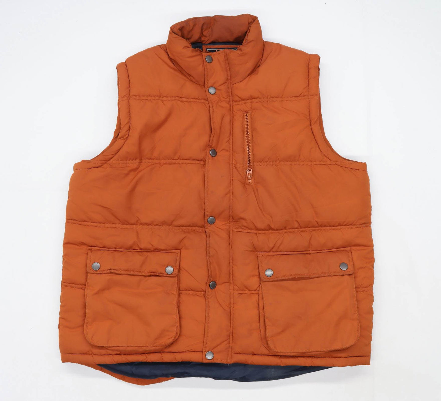 Matalan Mens Size 2XL Orange Gilet