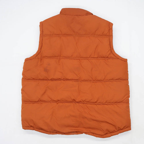 Matalan Mens Size 2XL Orange Gilet